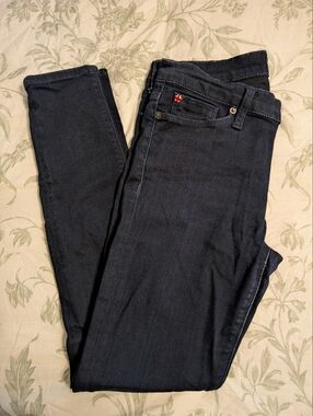 Hudson Jeans Women's Nico Mid-rise Super Skinny Jeans in Dark Indigo